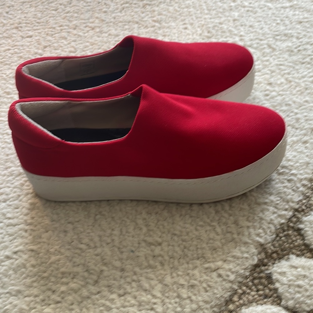 NWOT Opening Ceremony Red Platform Slip On in size 38 (women’s 7.5)